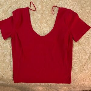 lululemon athletica Red crop top